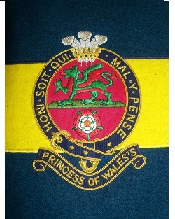 Medium Embroidered Badge - The Princess of Wales Royal Regiment